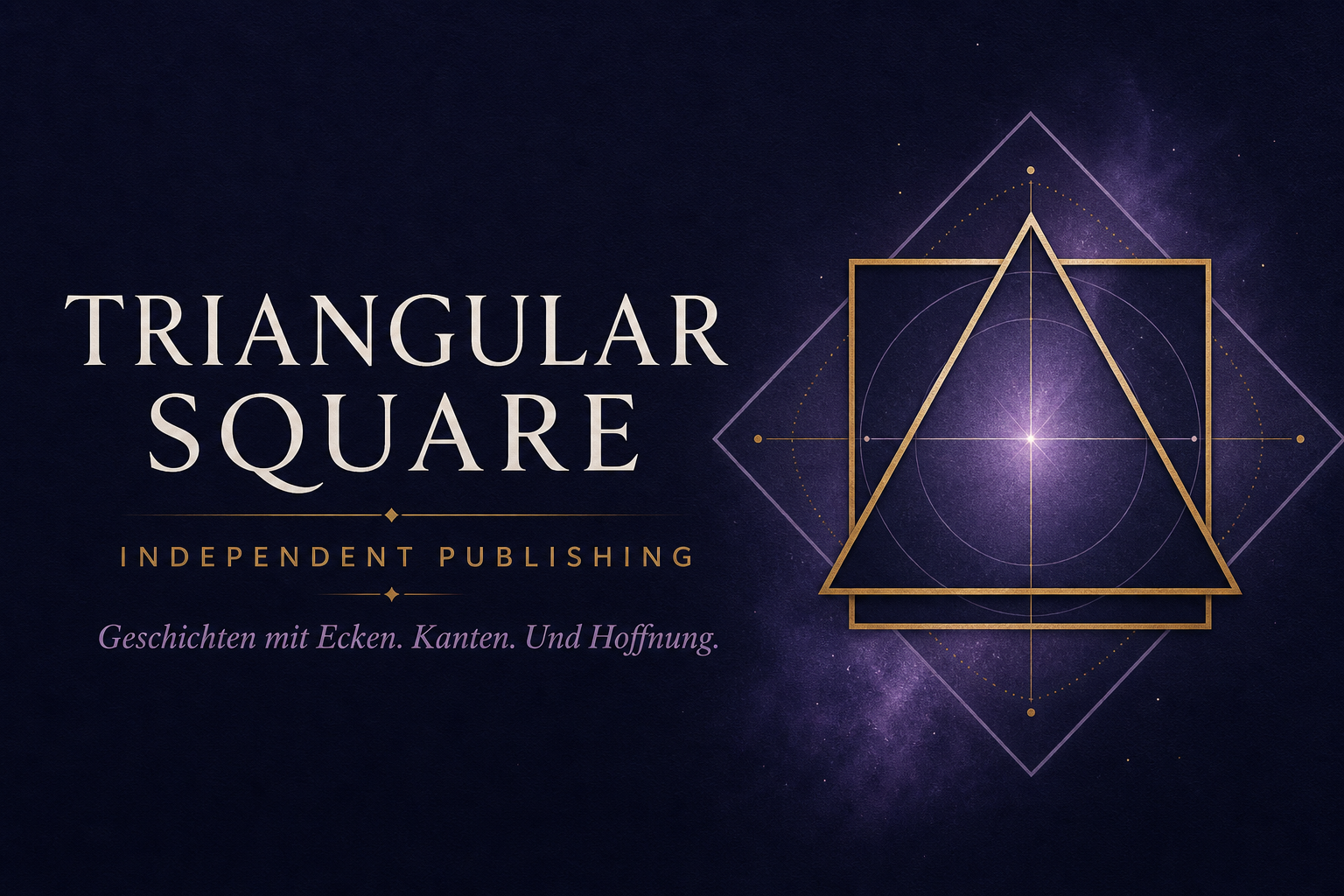 Triangular Square Independent Publishing – Geschichten mit Ecken. Kanten. Und Hoffnung.